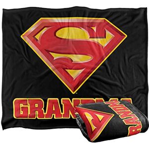 LOGOVISION SUPERMAN Super Grandma Officially Licensed Silky Touch Super Soft Throw Blanket 152 x 127 cm LOGOVISION SUPERMAN Super Grandma Officially Licensed Silky Touch Super Soft Throw Blanket 152 x 127 cm