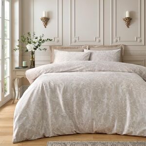 Catherine Lansfield Bridgerton Regal Birds Soft Velvet King Duvet Cover Set with Pillowcases Natural Catherine Lansfield Bridgerton Regal Birds Soft Velvet King Duvet Cover Set with Pillowcases Natural