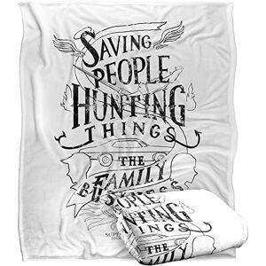 LOGOVISION SUPERNATURAL Family Business Officially Licensed Silky Touch Super Soft Throw Blanket 152 x 127 cm LOGOVISION SUPERNATURAL Family Business Officially Licensed Silky Touch Super Soft Throw Blanket 152 x 127 cm