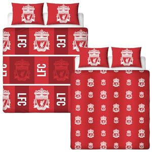 Character World Liverpool FC Official Double Duvet Cover Set, Crunch Design Red Reversible 2 Sided Football Bedding Cover Official Merchandise Including Matching Pillow Cases Polycotton Character World Liverpool FC Official Double Duvet Cover Set, Crunch Design Red Reversible 2 Sided Football Bedding Cover Official Merchandise Including Matching Pillow Cases Polycotton