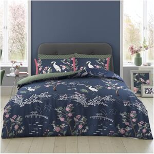 GC GAVENO CAVAILIA Floral Duvet Cover Sets (135x200 cm), Reversible Blue Bedding & Linen Set, Breathable Quilt Cover Single With Pillowcase, Washable, Maki GC GAVENO CAVAILIA Floral Duvet Cover Sets (135x200 cm), Reversible Blue Bedding & Linen Set, Breathable Quilt Cover Single With Pillowcase, Washable, Maki