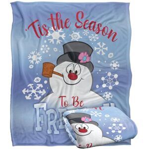 LOGOVISION FROSTY THE SNOWMAN Blanket, 152 x 127 cm Frosty Season for Freezin' Silky Touch Super Soft Throw Blanket LOGOVISION FROSTY THE SNOWMAN Blanket, 152 x 127 cm Frosty Season for Freezin' Silky Touch Super Soft Throw Blanket