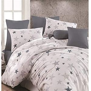 Questo Casa 100% Ranforce Cotton Double Duvet Cover Set, Duvet Cover 200 x 220 cm, Flat Leaf 240 x 260 cm, Pillowcase 50 x 70 cm (2 pieces) Questo Casa 100% Ranforce Cotton Double Duvet Cover Set, Duvet Cover 200 x 220 cm, Flat Leaf 240 x 260 cm, Pillowcase 50 x 70 cm (2 pieces)