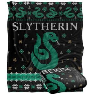LOGOVISION HARRY POTTER Blanket, 152 x 127 cm Slytherin Ugly Christmas Sweater Silky Touch Super Soft Throw Blanket LOGOVISION HARRY POTTER Blanket, 152 x 127 cm Slytherin Ugly Christmas Sweater Silky Touch Super Soft Throw Blanket