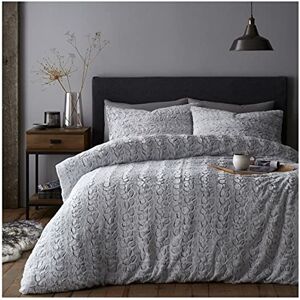 GC GAVENO CAVAILIA Faux Fur Cover, Reversible Quilt Set, Fluffy & Warm Bedding, Thermal Teddy Fleece Duvets, Polyester, Charcoal, Double GC GAVENO CAVAILIA Faux Fur Cover, Reversible Quilt Set, Fluffy & Warm Bedding, Thermal Teddy Fleece Duvets, Polyester, Charcoal, Double