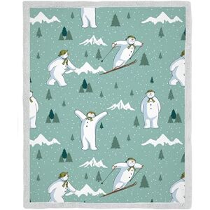 Character World Official The Snowman Smile Fleece Throw Blanket Super Soft Design Warm Super Soft Feel Throw Perfect for Home, Bedroom, Sleepovers & Camping Character World Official The Snowman Smile Fleece Throw Blanket Super Soft Design Warm Super Soft Feel Throw Perfect for Home, Bedroom, Sleepovers & Camping