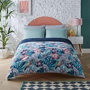 Night Lark Pastel Palms Coverless Duvet Set - Duvet Set Night Lark Pastel Palms Coverless Duvet Set - Duvet Set