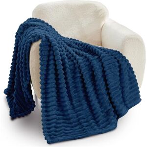 GC GAVENO CAVAILIA GC GAVNO CAVAILIA Ribbed Blanket Throw Fluffy Fleece Throws For Sofas, Bed, Settee, Couch Comfortable Extra Large Blankets & Throws King Size 200x240 Cm Navy GC GAVENO CAVAILIA GC GAVNO CAVAILIA Ribbed Blanket Throw Fluffy Fleece Throws For Sofas, Bed, Settee, Couch Comfortable Extra Large Blankets & Throws King Size 200x240 Cm Navy