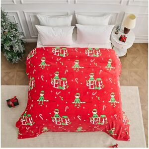 GC GAVENO CAVAILIA Xmas Soft Lightweight Elf Gift Throws for Couch Flannel Fleece Xmas Throw 170 x 230cm Cuddly & Fluffy Sherpa Warm Christmas Sofa Bed Blanket Multi GC GAVENO CAVAILIA Xmas Soft Lightweight Elf Gift Throws for Couch Flannel Fleece Xmas Throw 170 x 230cm Cuddly & Fluffy Sherpa Warm Christmas Sofa Bed Blanket Multi