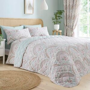 Dreams & Drapes Jacobean Bedspread – Green Floral Damask Design – Moroccan Boho Style – W90 x L78 (230 x 200cm) – Soft Decorative Throw for Bedroom – Vintage Patterned Bedspread Dreams & Drapes Jacobean Bedspread – Green Floral Damask Design – Moroccan Boho Style – W90 x L78 (230 x 200cm) – Soft Decorative Throw for Bedroom – Vintage Patterned Bedspread