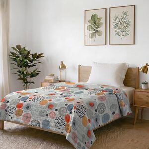 Italian Bed Linen Fantasy Microfibre Summer Quilt, Single 170 x 270 cm, Watercolour Italian Bed Linen Fantasy Microfibre Summer Quilt, Single 170 x 270 cm, Watercolour