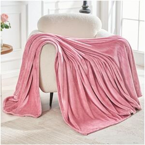 GC GAVENO CAVAILIA Flannel Fleece Throw Blanket King Size 200x240 Cm Blush Pink GC GAVENO CAVAILIA Flannel Fleece Throw Blanket King Size 200x240 Cm Blush Pink