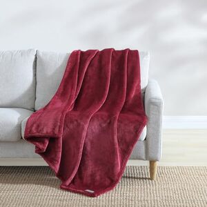 Eddie Bauer - Throw Blanket, Ultra Soft Plush Home Décor, All Season Bedding (Ultra Lux Solid Red, 50 x 60) Eddie Bauer - Throw Blanket, Ultra Soft Plush Home Décor, All Season Bedding (Ultra Lux Solid Red, 50 x 60)