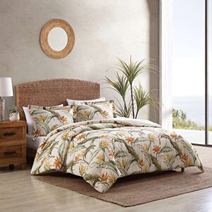 Tommy Bahama King Duvet Cover Set, Cotton Bedding with Matching Shams & Button Closure, Super Soft Bedding Set (Birds of Paradise Beige, King) Tommy Bahama King Duvet Cover Set, Cotton Bedding with Matching Shams & Button Closure, Super Soft Bedding Set (Birds of Paradise Beige, King)