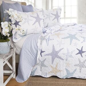 North End Decor Starfish Reef Coastal Beach Quilt Set, King 3-Piece North End Decor Starfish Reef Coastal Beach Quilt Set, King 3-Piece