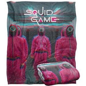 Squid Game PINK GUARDS SCENE Silky Touch Super Soft Throw Blanket 152 x 127 cm Squid Game PINK GUARDS SCENE Silky Touch Super Soft Throw Blanket 152 x 127 cm