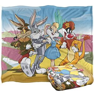 LOGOVISION LOONEY TUNES WB 100: Blanket, 152 x 127 cm Wizard of Oz Silky Touch Super Soft Throw Blanket LOGOVISION LOONEY TUNES WB 100: Blanket, 152 x 127 cm Wizard of Oz Silky Touch Super Soft Throw Blanket