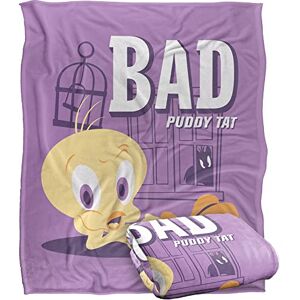 LOGOVISION LOONEY TUNES Blanket, 152 x 127 cm, Bad Puddy Tat Silky Touch Super Soft Throw LOGOVISION LOONEY TUNES Blanket, 152 x 127 cm, Bad Puddy Tat Silky Touch Super Soft Throw