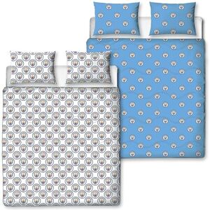 United Character World Official Manchester City FC Double Bed Coverless Duvet Bedding Reversible Coverless Quilt, Pillows & Pillowcases Washable Duvet Perfect For Travelling & Sleepovers 10.5 tog United Character World Official Manchester City FC Double Bed Coverless Duvet Bedding Reversible Coverless Quilt, Pillows & Pillowcases Washable Duvet Perfect For Travelling & Sleepovers 10.5 tog