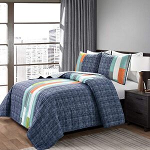 Lush Decor Shelly Stripe 3 Piece Quilt Set - Bedding Set Lush Decor Shelly Stripe 3 Piece Quilt Set - Bedding Set