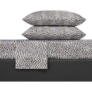 Betsey Johnson - King Sheets, Leopard Satin Bedding Set - Bedding Set Betsey Johnson - King Sheets, Leopard Satin Bedding Set - Bedding Set
