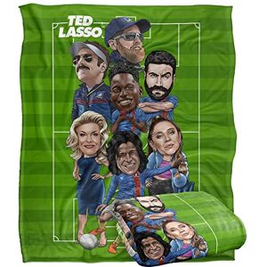 LOGOVISION TED LASSO Blanket, 152 x 127 cm Team Lasso On The Pitch Silky Touch Super Soft Throw Blanket LOGOVISION TED LASSO Blanket, 152 x 127 cm Team Lasso On The Pitch Silky Touch Super Soft Throw Blanket