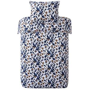 Ellos Home Duvet Cover Set Vivian Flower Combed Cotton Perch, Colour: Multi, 150 cm X 200 cm Ellos Home Duvet Cover Set Vivian Flower Combed Cotton Perch, Colour: Multi, 150 cm X 200 cm