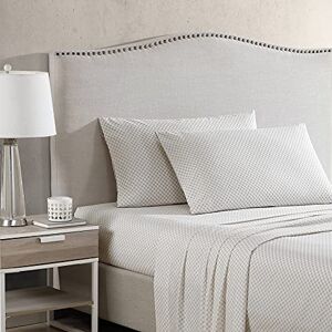 Stone Cottage Percale Collection Sheet Set 100% Cotton, Crisp & Cool, Lightweight & Moisture-Wicking Bedding, Queen, Millstone Stone Cottage Percale Collection Sheet Set 100% Cotton, Crisp & Cool, Lightweight & Moisture-Wicking Bedding, Queen, Millstone