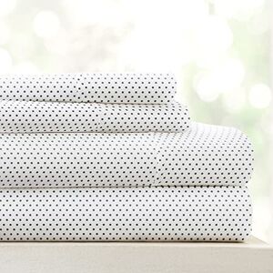 Linen Market 4 Piece Queen Bedding Sheet Set (Gray Stippled) Sleep Better Than Ever with These Ultra-Soft & Cooling Bed Sheets for Your Queen Size Bed Deep Pocket Fits 16" Mattress Linen Market 4 Piece Queen Bedding Sheet Set (Gray Stippled) Sleep Better Than Ever with These Ultra-Soft & Cooling Bed Sheets for Your Queen Size Bed Deep Pocket Fits 16" Mattress