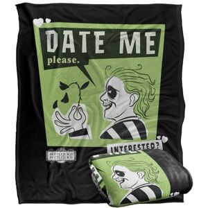 LOGOVISION BEETLEJUICE 2 (2024) Blanket, 152 x 127 cm Date Me Silky Touch Super Soft Throw Blanket LOGOVISION BEETLEJUICE 2 (2024) Blanket, 152 x 127 cm Date Me Silky Touch Super Soft Throw Blanket