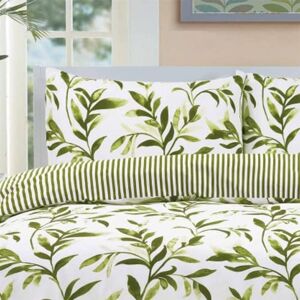 Kampala Hill Homespace Direct Ellie Green Watercolour Leaves Duvet Cover Set Striped Reverse Fully Reversible Bedding King Kampala Hill Homespace Direct Ellie Green Watercolour Leaves Duvet Cover Set Striped Reverse Fully Reversible Bedding King