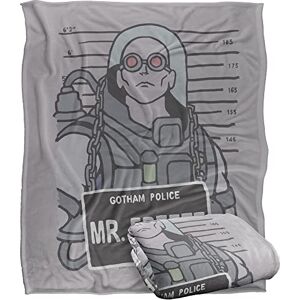 LOGOVISION BATMAN Blanket, 152 x 127 cm The Mr. Freeze Mugshot Silky Touch Super Soft Throw Blanket LOGOVISION BATMAN Blanket, 152 x 127 cm The Mr. Freeze Mugshot Silky Touch Super Soft Throw Blanket
