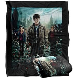 LOGOVISION HARRY POTTER Deathly Hallows Part 2 Poster Officially Licensed Silky Touch Super Soft Throw Blanket 152 x 127 cm LOGOVISION HARRY POTTER Deathly Hallows Part 2 Poster Officially Licensed Silky Touch Super Soft Throw Blanket 152 x 127 cm