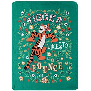 Northwest Winnie The Pooh Micro Raschel Throw Blanket, 46" x 60", Bounce with Me Northwest Winnie The Pooh Micro Raschel Throw Blanket, 46" x 60", Bounce with Me