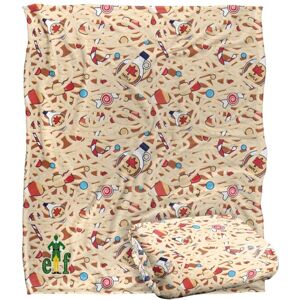LOGOVISION ELF Blanket, 152 x 127 cm Spaghetti Pattern Silky Touch Super Soft Throw Blanket LOGOVISION ELF Blanket, 152 x 127 cm Spaghetti Pattern Silky Touch Super Soft Throw Blanket