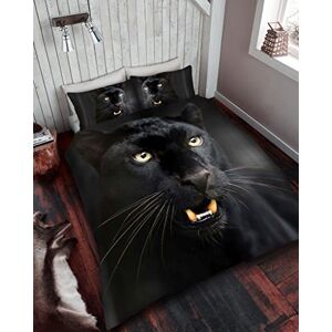 GC GAVENO CAVAILIA Microfiber Double Bedding Set 3D Panther Duvet Cover with Pillowcases Animal Printed Double Quilt Cover Bed Linen(200x200 cm) Hypoallergenic Comforter Cover & All Season GC GAVENO CAVAILIA Microfiber Double Bedding Set 3D Panther Duvet Cover with Pillowcases Animal Printed Double Quilt Cover Bed Linen(200x200 cm) Hypoallergenic Comforter Cover & All Season