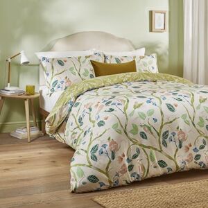 furn. Duvet Day Woodlow Duvet Cover Set – Reversible Leaf Printed Bedding with Hand-Drawn Tropical Birds & Floral Design (Multi/Sage Double) furn. Duvet Day Woodlow Duvet Cover Set – Reversible Leaf Printed Bedding with Hand-Drawn Tropical Birds & Floral Design (Multi/Sage Double)