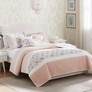 Madison Park Dawn Blush Floral Cotton Quilt Set - Quilt Set Madison Park Dawn Blush Floral Cotton Quilt Set - Quilt Set