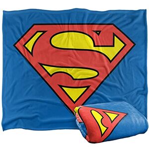 LOGOVISION SUPERMAN Blanket, 152 x 127 cm, Classic Logo, Silky Touch Super Soft Throw Blanket LOGOVISION SUPERMAN Blanket, 152 x 127 cm, Classic Logo, Silky Touch Super Soft Throw Blanket