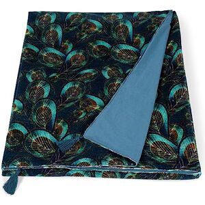 Ragged Rose 140 cm x 180 cm Throw Blanket Pom Pom Throw Made of Cotton Velvet with Pompom Trims on Sides Versatile Cotton Velvet Blanket for Sofa & Bed Ragged Rose 140 cm x 180 cm Throw Blanket Pom Pom Throw Made of Cotton Velvet with Pompom Trims on Sides Versatile Cotton Velvet Blanket for Sofa & Bed