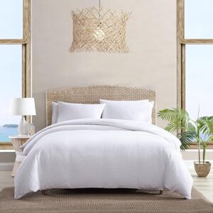 Tommy Bahama Soft Cotton Bedding Set with Matching Shams, Medium Weight & Ideal for All Seasons, White, King Tommy Bahama Soft Cotton Bedding Set with Matching Shams, Medium Weight & Ideal for All Seasons, White, King