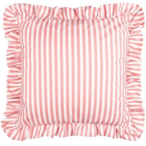 furn. Wylder Millie Ruffle Polyester Filled Cushion – Water Resistant Ruffled Edge Heritage Stripe Outdoor Decorative Pillow (Pink 50x50cm) furn. Wylder Millie Ruffle Polyester Filled Cushion – Water Resistant Ruffled Edge Heritage Stripe Outdoor Decorative Pillow (Pink 50x50cm)