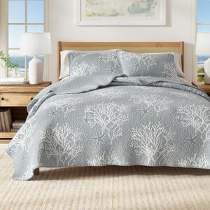 Fenwick Collection Pearl Blue Coastal Quilt Set - Bedding Fenwick Collection Pearl Blue Coastal Quilt Set - Bedding
