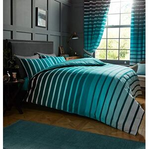 GC GAVENO CAVAILIA Luxurious Oscar Bed Set with Duvet Cover and Pillow Cases, Polyester-Cotton, Teal, Double GC GAVENO CAVAILIA Luxurious Oscar Bed Set with Duvet Cover and Pillow Cases, Polyester-Cotton, Teal, Double