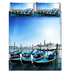 Italian Bed Linen Italian 8058575010750 Bed Linen Bed Set with Digital Print Full coverage on the Bottom Sheet and Pillowcase-Sec 01 (multicolor), 100% Cotton Double Bed 255 x 300 x 1 cm Italian Bed Linen Italian 8058575010750 Bed Linen Bed Set with Digital Print Full coverage on the Bottom Sheet and Pillowcase-Sec 01 (multicolor), 100% Cotton Double Bed 255 x 300 x 1 cm