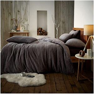 GC GAVENO CAVAILIA Teddy Fleece Luxurious Duvet Cover Sets Super Soft Warm and Cosy Bedding Sets (Charcoal, King Duvet Set), (543992) GC GAVENO CAVAILIA Teddy Fleece Luxurious Duvet Cover Sets Super Soft Warm and Cosy Bedding Sets (Charcoal, King Duvet Set), (543992)