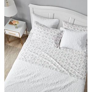 Laura Ashley Rosalie Twin Gray Bedding Set - Bedding Set Laura Ashley Rosalie Twin Gray Bedding Set - Bedding Set