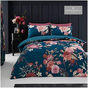 GC GAVENO CAVAILIA Easy Care Floral Printed Design Duvet Cover Set with Matching Pillowcase Geometric Bedding, KING, TEAL GC GAVENO CAVAILIA Easy Care Floral Printed Design Duvet Cover Set with Matching Pillowcase Geometric Bedding, KING, TEAL