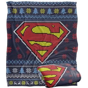 LOGOVISION SUPERMAN Blanket, 152 x 127 cm Ugly Christmas Sweater Logo Silky Touch Super Soft Throw Blanket LOGOVISION SUPERMAN Blanket, 152 x 127 cm Ugly Christmas Sweater Logo Silky Touch Super Soft Throw Blanket