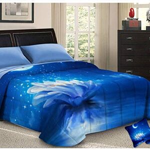 PETTI Artigiani Italiani , Hypoallergenic, Microfiber, Cozy and Warm, Printed Duvet, 100% Made in Italy, Starry Night, Bed 135 (120/130 x 190/200) PETTI Artigiani Italiani , Hypoallergenic, Microfiber, Cozy and Warm, Printed Duvet, 100% Made in Italy, Starry Night, Bed 135 (120/130 x 190/200)